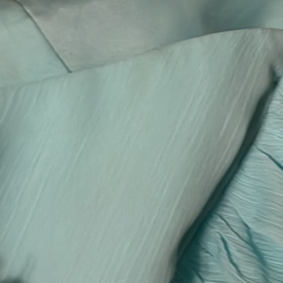 DAVID’S BRIDAL, Strapless, Mini Style Dress, Light Turquoise, Size 12 - Picture 8 of 8